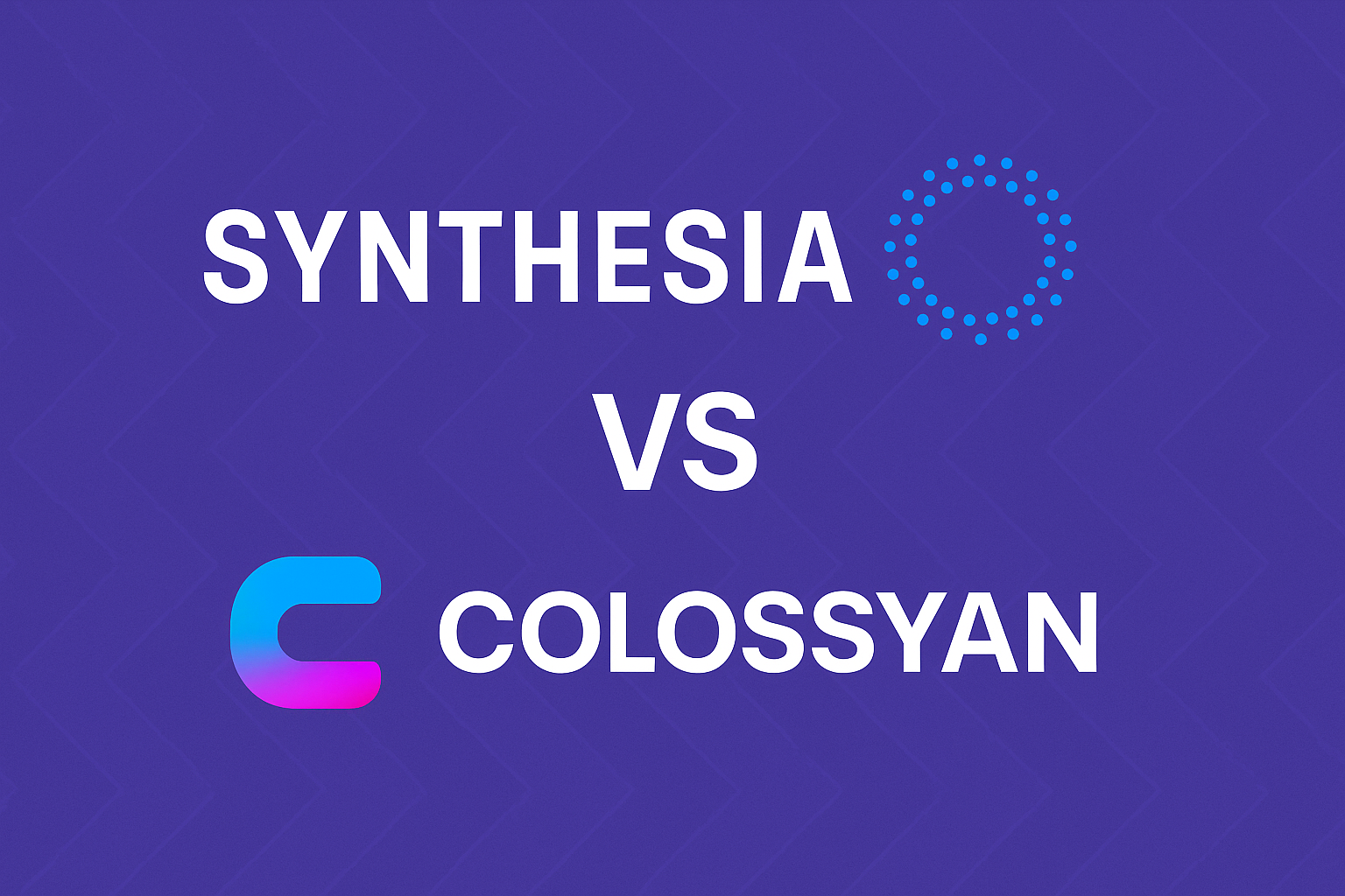 Synthesia vs Colossyan